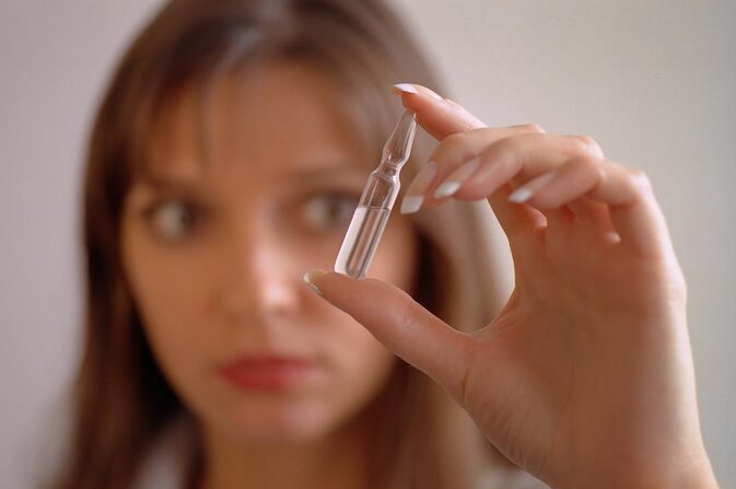 ketamine in an ampoule